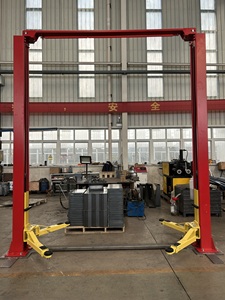 Gantry <span class=keywords><strong>Lift</strong></span> lantai bening dua tiang kolom ganda dengan langit-langit terpasang jelas pengangkat lantai rilis Bilateral kunci - Product Image 3