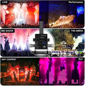 آلة CO2 Cannon الاحترافية لغاز ثاني أكسيد الكربون بقيادة آلة نفاثة Co2 DJ CO2 آلة تأثير المرحلة للنوادي الليلية - Product Image 6