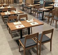 Ensemble de salle à manger commercial personnalisé, style simple, mobilier de restaurant pour sushi, ramen, bistro, café, boutique