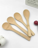 Cuillère doseuse incurvée en bambou naturel, écologique, pour cuisine, aliments, lait en poudre, thé, miel, matcha, 5g, lot de 10