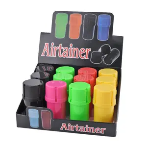 Goedkope Kleurrijke Gratis Sample Custom Logo Drie Lagen Acryl Plastic Grinder Pijp Spice Mill