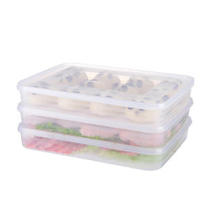 Stackable <b>Food</b> <b>Storage</b> <b>Container</b> Rectangle 501-800Ml Clip-On Lid Non-Disposable For Refrigerator Use - Product Image 4