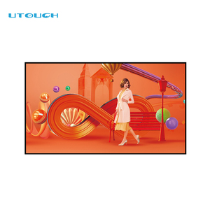 จอแสดงผลความสว่างสูงแบบติดหน้าต่าง 4K LCD เครื่องเล่นสื่อโฆษณา ขอบบางเฉียบ วิดีโอวอลล์ ป้ายเมนูดิจิทัล โปสเตอร์อิเล็กทรอนิกส์ KX- - Product Image 3