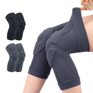 Genouillères de compression en nylon tricoté avec protection à ressort et support en silicone pour le volleyball – Offre Spéciale - Product Image 1