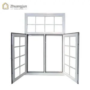 定制风格UPVC防盗窗和双层玻璃钢化门