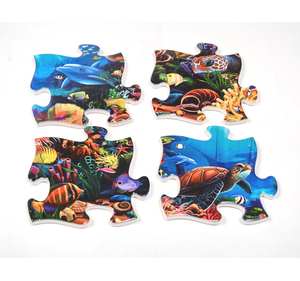 Posavasos de Cerámica con Diseño de Rompecabezas Clásico, Reutilizable, Ecológico, Resistente al Calor, Antideslizante, Regalo Navideño para el Hogar, Bar, Recuerdos - Product Image 5