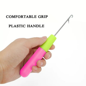 Ganchos de Crochet Multiusos con Mango de Plástico Personalizados al por Mayor, Herramientas para Trenzar Cabello y Pelucas, Agujas de Crochet para Rastas - Product Image 2