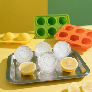 <span class=keywords><strong>Molde</strong></span> <span class=keywords><strong>redondo</strong></span> de silicona respetuoso con el medio ambiente personalizado, bandeja de hielo <span class=keywords><strong>Redondo</strong></span> Para Vaso Silikonform Geschenk - Product Image 6
