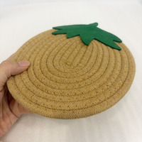 Nouveau Plateau Isotherme Style Nordique, Série Fruits, en Corde de Coton Antidérapant, pour Table à Manger - Fournisseur d'Usine