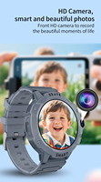 Reloj Inteligente para Niños, Multilingüe, LBS+WiFi, 4G, con Cámara, Videollamadas, Juegos, Reloj Inteligente para Niños