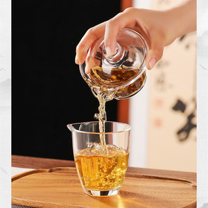 MSH, venta al por mayor, juego de té Gongfu de vidrio de colores, <span class=keywords><strong>Kit</strong></span> completo de elaboración de cerveza, tazas Gaiwan, taza justa, <span class=keywords><strong>regalo</strong></span> de negocios empresariales - Product Image 4