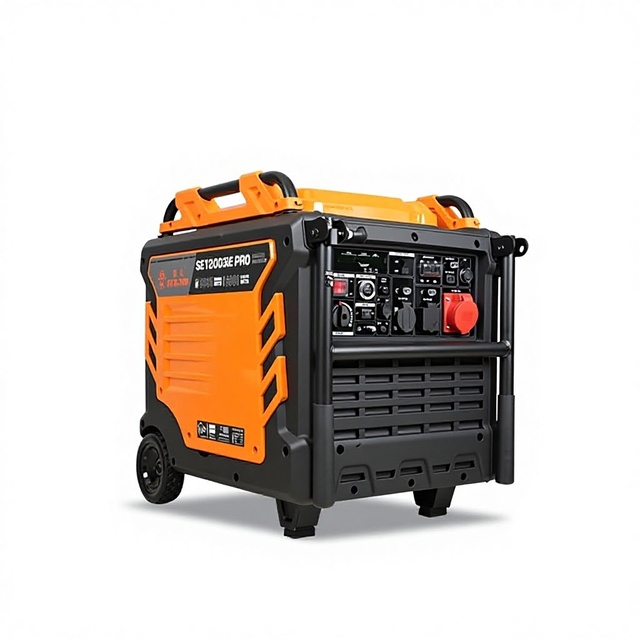 Senjiu SE12003IE-PRO Gasoline Generator 220V Home Use/Tri-Phase 380V Silent Inverter 9KW High-Power Portable Emergency Power