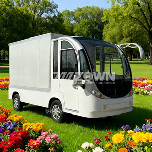 Vehículo Eléctrico de Carga con Caja Cerrada, Mini Camión de Reparto para Logística de Fábrica y Estacionamiento - Product Image 4