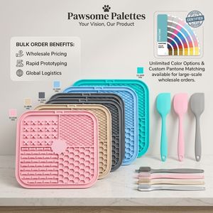 Custom Manufacturer Wholesale Silicone Pet <strong>Slow</strong> <strong>Feeder</strong> Lick Mat Zones Textured Custom Logo Pad for Dog <strong>Cat</strong> Bath Anxiety Relief - Product Image 1