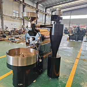 Torneira industrial de ar quente para café, HW-12kg 3kg 3.5kg 6kg 7kg 10kg 12kg 15kg 17kg, sistema de supressão de fumaça, medidor de curva - Product Image 5