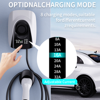 Station de charge de voiture électrique 7kw AC/DC 5m câble Type1/Type2 accessoires CRV C30 IP55 Protection nouveaux véhicules d'occasion