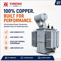Transformator Tiga Fasa Terendam Minyak Output Stabil 10kV 0.4kV 50Hz 60Hz 1250kVA 2000kVA untuk Pasokan Daya Pusat Data