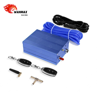 Kit de commande de soupape d'échappement pour voiture avec deux télécommandes sans fil et tuyau en silicone, ajustement universel