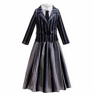 Disfraces de Wednesday de TV y Cine en Oferta, Vestidos de Cosplay para Niñas, Trajes de Fiesta para Niños - Product Image 2