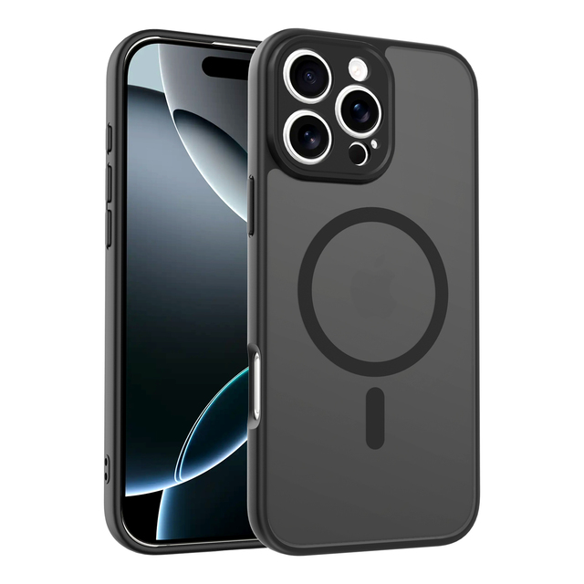 Popular Soft Touch iPhone 16 Pro Max Case with Lens Protection Skin-Feel Shockproof Magnetic Mobile Phone Case for iPhone Series