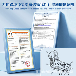 Attelle de fixation articulaire pour la rééducation, modèle Xiamen Benli Medical Achilles Tendon Boot 52019, gris clair, version standard. - Product Image 2