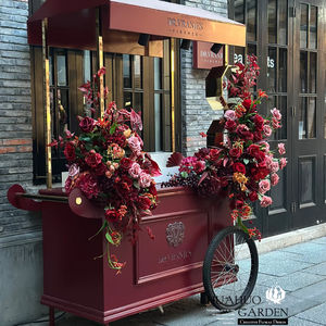 Vente directe d'usine de crème glacée vente de voiture décoration de mariage affichage Champagne panier toile de fond - Product Image 3