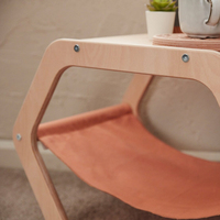 Perche en bois pour animaux domestiques, meuble pour chiens et chats, étagère pour lit, hamac, support et table en bois