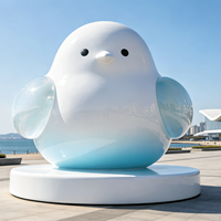 Patung Fiberglass Tahan Air yang Dibuat Sesuai Pesanan untuk Ruang Publik & Acara - Instalasi Figur Fantasi