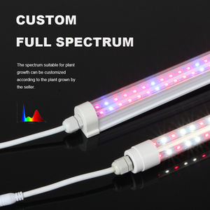 IP65 1ft a 8ft T8 Espectro completo Impermeable <span class=keywords><strong>Led</strong></span> Grow Tube Light 32W Hidroponía Crecimiento de plantas de interior para lechuga y floración - Product Image 2