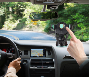 Di vendita caldo facile one touch 360 gradi di plastica appiccicosa <span class=keywords><strong>ventosa</strong></span> cruscotto dell'automobile del telefono mobile del supporto del basamento - Product Image 4