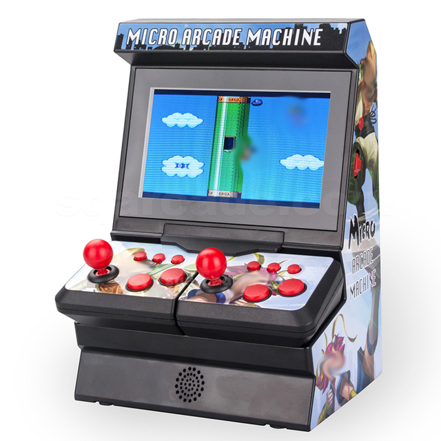 Retro Game Console Mini Arcade 4.3 Inch HD Color Screen 300 8 Bits Wireless FC Portable All-in-One Game Console Gift Kids