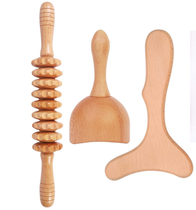 Massaggiatore 3-in-1 per <span class=keywords><strong>Scolpire</strong></span> il Corpo e Drenaggio Linfatico, Kit per Madroterapia, Strumenti per Massaggio in Legno con Supporto a Parete - Product Image 2