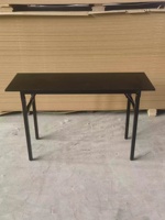 Bureau moderne en métal Table de formation pour étudiants Combinaison double bureau Table de conférence longue et pliable pour tutorat Bureau