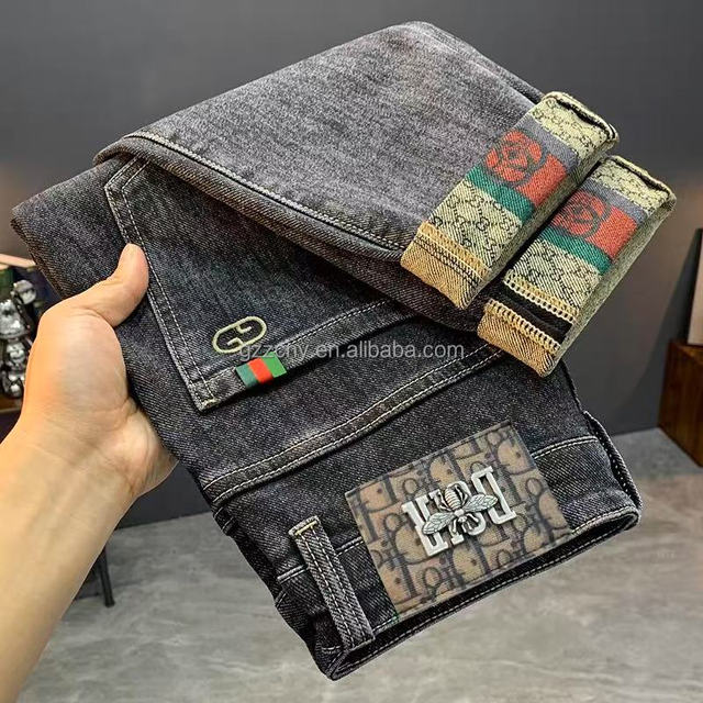 Men's Business Slim Fit Jeans with Fashionable Five Pocket Design, Classic Straight Leg comfort and Durability