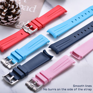 Bracelet de montre en caoutchouc TPU incurvé JUELONG Premium, durable, remplacement 20 mm, compatible avec la série Moonwatch Mission to Planets - Product Image 5