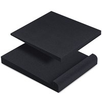 Pads d'isolation pour moniteurs de studio pour petits haut-parleurs de 3 à 4,5 pouces |   Base en mousse acoustique haute densité pour isolation audio