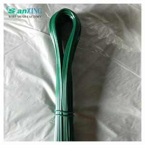 <span class=keywords><strong>Fil</strong></span> de ligature plat en acier galvanisé recouvert de PVC Sanxing, diamètre 1-4 mm, coupes sur mesure, options multicolores, origine Hebei - Product Image 3