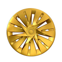 Fabrication en Chine Couverture aérodynamique de 19 pouces Accessoires de modification décoratifs noirs tout compris Enjoliveur de roue