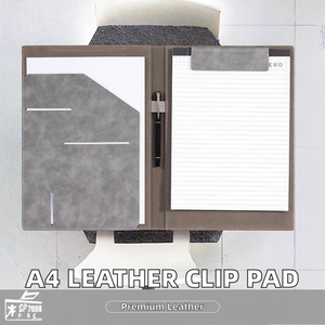 Single Clip Exhibition Meeting <strong>Pad</strong> with Splint Contract Sales Business Leather A4 Magnetic Box <strong>File</strong> - Product Image 2