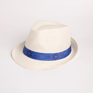 Chapeau de paille personnalisé promotionnel avec logo, chapeau de soleil d'été pour les événements, les voyages, la plage et les campagnes de marketing de vacances - Product Image 1