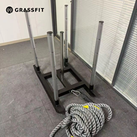 Système de ski-ergomètre SkiErg Air RowErg Air HYROX, ensemble complet, entraîneur de ski et de rameur commercial pour fitness en salle, équipement de sport et de gym en gros