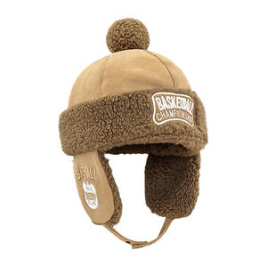 Gorro de Invierno al por Mayor, Unisex, de Terciopelo, Cálido, con Protección para las Orejas, para Ciclismo al Aire Libre, Esquí, Playa, Viajes, Gorro de Piloto para el Frío - Product Image 1