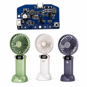 USB Rechargeable Handheld Fan <b>Mini</b> Portable <b>Desk</b> Fan LED Driver Module PCBA Control Board for Outdoor Travel Home - Product Image 6