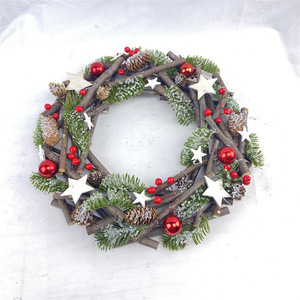 Guirlande <span class=keywords><strong>de</strong></span> Noël verte en gros pour <span class=keywords><strong>porte</strong></span> d'entrée, guirlande artificielle festive <span class=keywords><strong>de</strong></span> haute qualité pour la décoration <span class=keywords><strong>de</strong></span> la maison - Product Image 3
