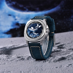 PAGANI DESIGN YS014 New <b>Automatic</b> Mechanical Wristwatch NH35A Wave Map Watch Sapphire Waterproof Stainless Steel Watch for Men - Product Image 5