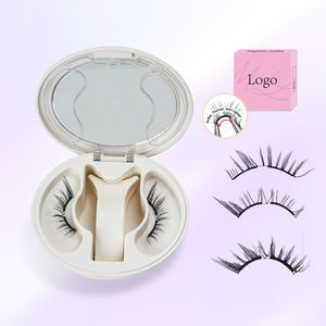 Cils magnétiques 3D doux réutilisables faits à la main de haute qualité, aspect naturel avec kit applicateur, sans colle nécessaire - Product Image 1