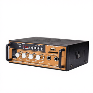 220V ハイパワー 2 チャンネル ミニ中国製 HiFi アンプ 家庭用ロスレス 12V カード読み取り USB フラッシュドライブ ラジオスピーカー - Product Image 1