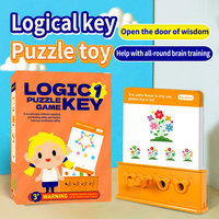 Juego de Rompecabezas Lógico, Juguete Educativo para Niños, Rompecabezas de Entrenamiento de Pensamiento Lógico para Niños, Juguetes de Papel