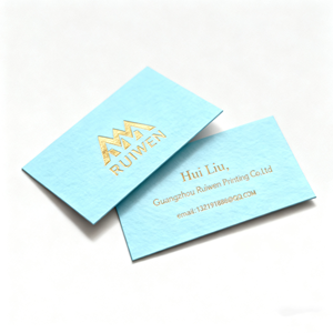 Tùy chỉnh lá vàng thẻ tên Chất lượng cao in ấn giấy đen thẻ kinh doanh - Product Image 2