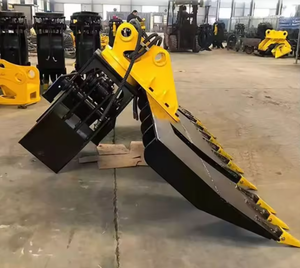 Accesorios para excavadoras: Máquina hidráulica para el cambio de vigas de madera y mantenimiento de vías férreas - Product Image 3